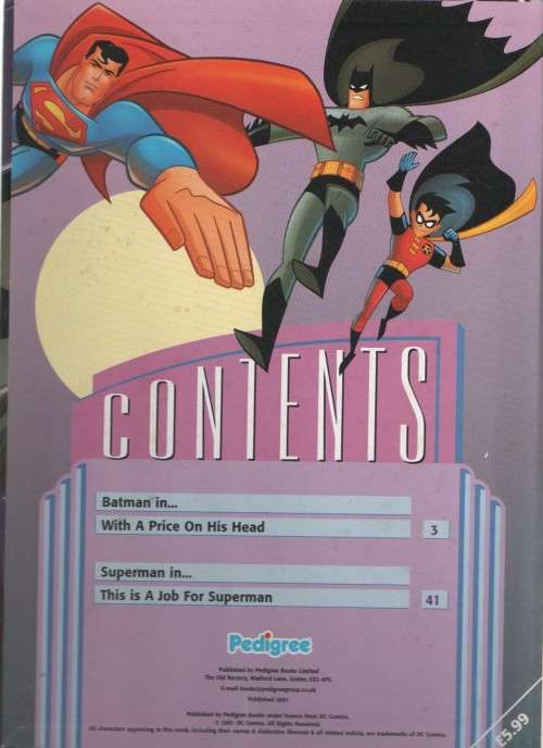 SUPER DC HEROES, ANNUAL 2002 (PEDIGREE - 2001)