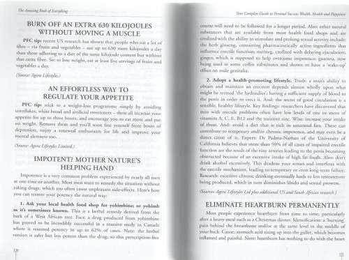 THE AMAZING BOOK OF EVERYTHING, PERSONAL SUCCESS, WEALTH, HEALTH & HAPPINESS (2006)