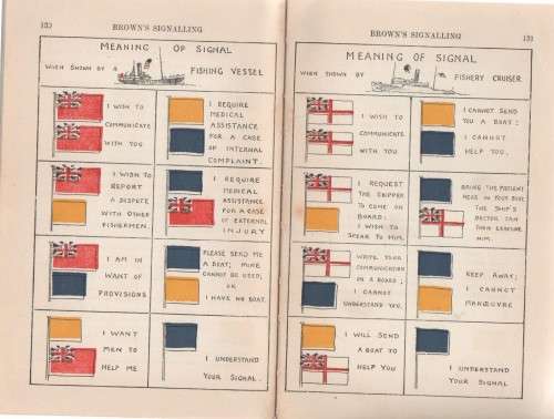 BROWN'S SIGNALLING: HOW TO LEARN THE INTERNATIONAL CODE AND SIGNALS (1939)