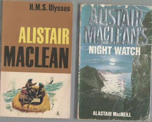FIVE PAPERBACKS BY THE AUTHOR ALISTAIR MACLEAN Batch one