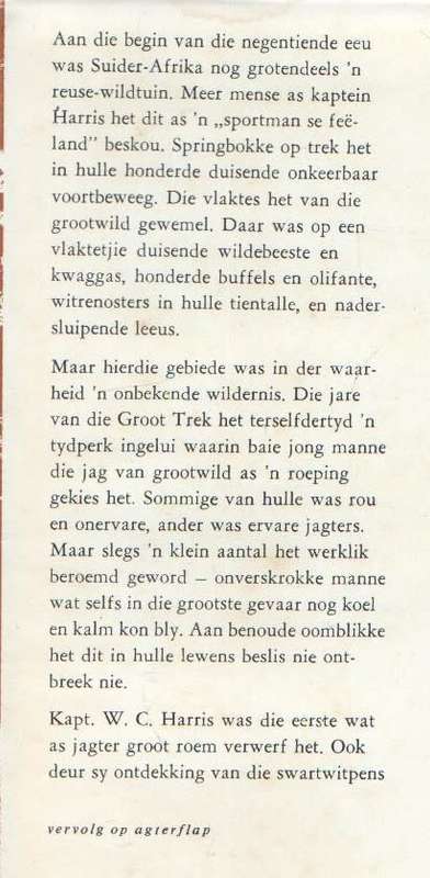 WILDE ROEPING - C J SCHEEPERS STRYDOM (1969) GROOTWILDJAGTER