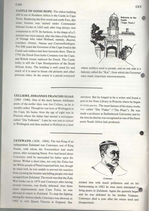 CHILDREN'S ILLUSTRATED ENCYCLOPAEDIA OF SOUTHERN AFRICA - ERIC ROSENTHAL