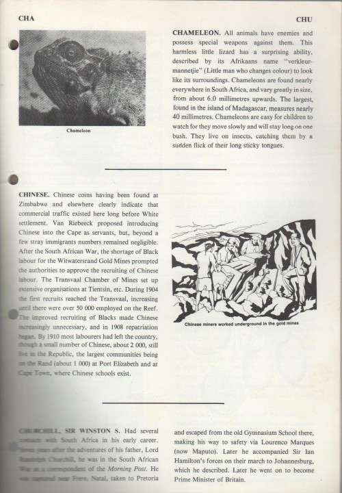 CHILDREN'S ILLUSTRATED ENCYCLOPAEDIA OF SOUTHERN AFRICA - ERIC ROSENTHAL