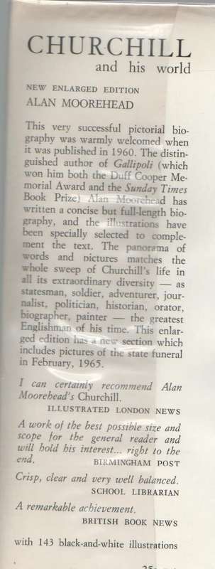 CHURCHILL AND HIS WORLD - ALAN MOOREHEAD (1965)