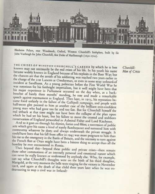 CHURCHILL AND HIS WORLD - ALAN MOOREHEAD (1965)