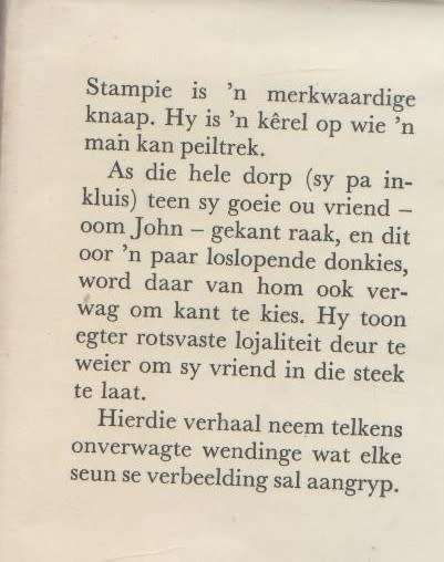 STAMPIE - AT VAN WYK (1968)