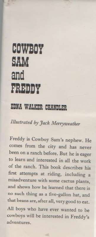 COWBOY SAM AND FREDDY - EDNA WALKER CHANDLER (1959)