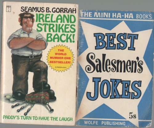 A VARIETY OF TEN JOKE PAPERBACK BOOKS