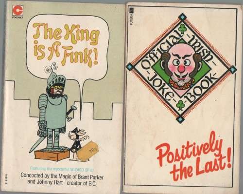 A VARIETY OF TEN JOKE PAPERBACK BOOKS
