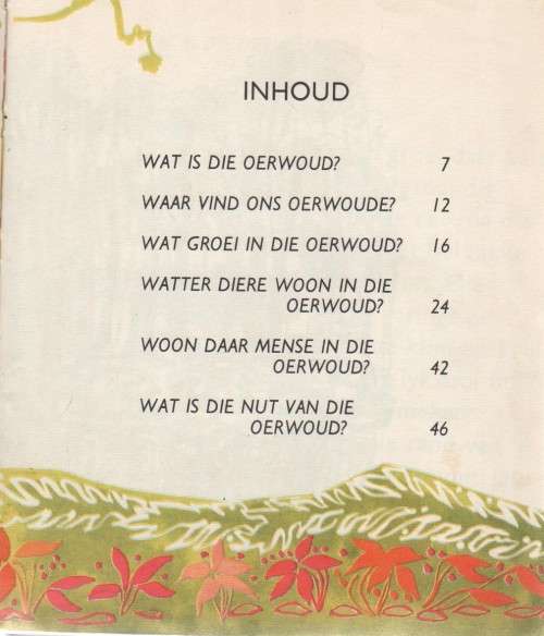 DIE JEUG SE BOEK VAN KENNIS OOR, - DIE OERWOUD - ILLA PODENDORF (APB -OUD)