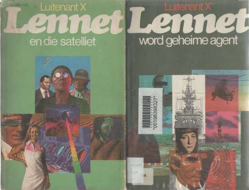 Volledige Stel Luitenant X (Lennet) reeks. Al die boeke is eerste uitgawes