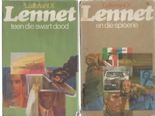 Volledige Stel Luitenant X (Lennet) reeks. Al die boeke is eerste uitgawes