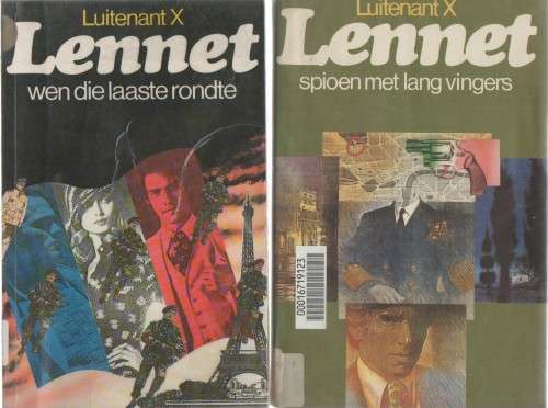 Volledige Stel Luitenant X (Lennet) reeks. Al die boeke is eerste uitgawes