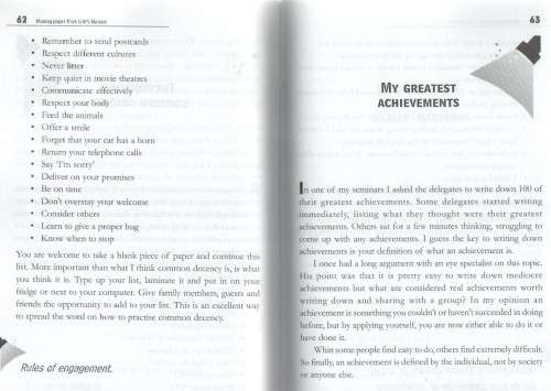 MISSING PAGES FROM LIFE'S MANUAL - RINUS LE ROUX (1 ST PUBLISHED 2004)