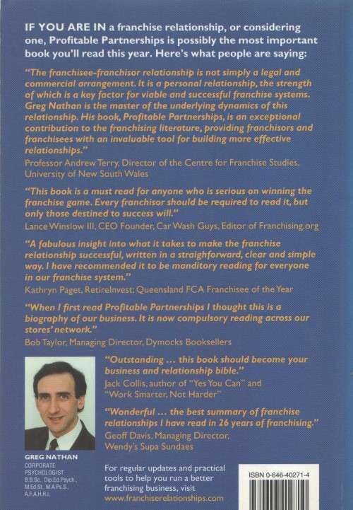 PROFITABLE PARTNERSHIPS - GREG NATHAN (5TH EDITION 2002)