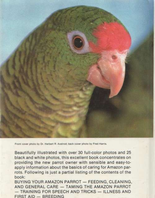 TAMING AND TRAINING AMAZON PARROTS - RISA TEITLER, PROFESSIONAL TRAINER (1979)