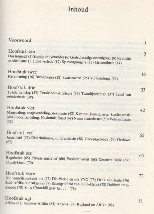 VEGTER EN HERVORMER, GREPE UIT DIE TOESPRAKE VAN PW BOTHA - JJJ SCHOLTZ (1 STE UITG 1988)
