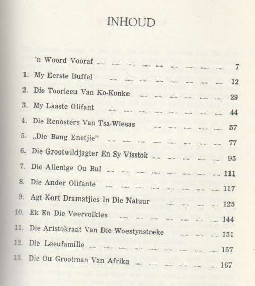 VAN JAGTER TOT WILDLIEFHEBBER - P J SCHOEMAN (2 DE OPLAAG 1970)