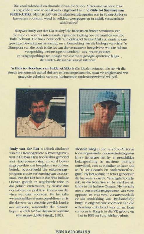 'N GIDS TOT SEEVISSE VAN SUIDER-AFRIKA - RUDY VAN DER ELST (1 STE UITGAWE 1990)