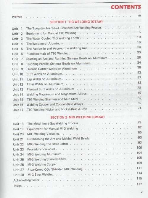 BASIC TIG AND MIG WELDING - CHARLES W BRIGGS - 3RD EDITION ( 1984)