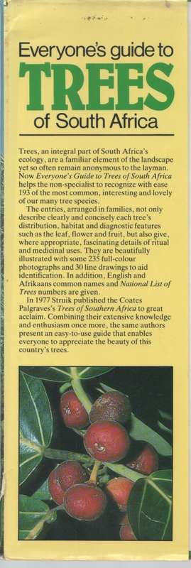 EVERYONE'S GUIDE TO TREES OF SOUTH AFRICA - KEITH, PAUL & MEG COATES PALGRAVE (1989)