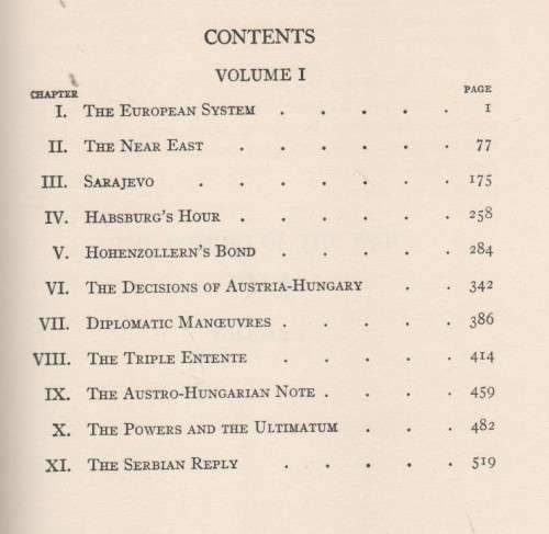 THE COMING OF THE WAR -1914-, VOLUME 1 - BERNADOTTE E SCHMITT (1930)