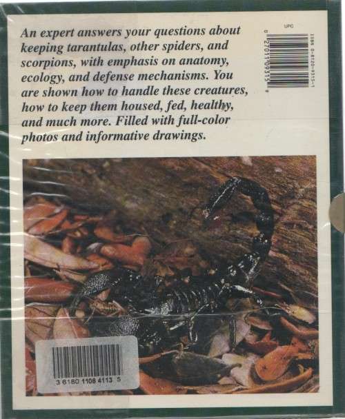TARANTULAS AND OTHER ARACHNIDS, A COMPLETE PET OWNER'S MANUAL(1996)