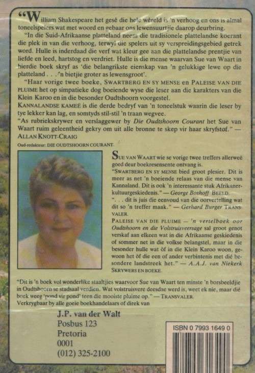 KANNALANDSE KAMEE - SUE VAN WAART (1 STE DRUK 1991)