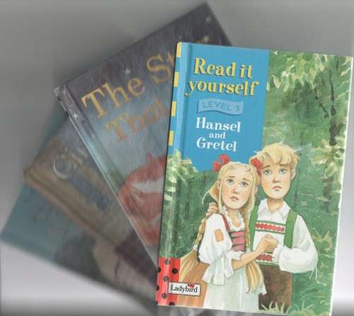 FOUR LADYBIRD, LEVEL 3, HARD COVER BOOKS