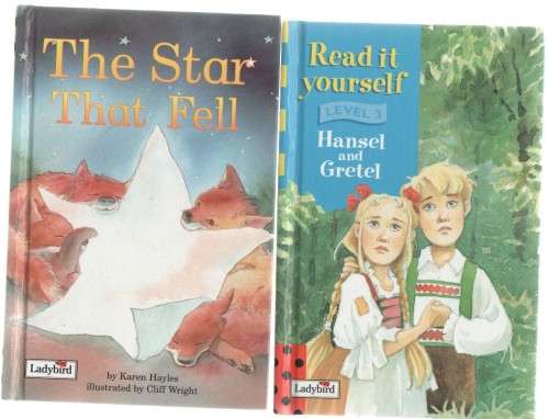 FOUR LADYBIRD, LEVEL 3, HARD COVER BOOKS