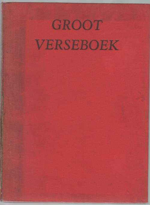 GROOT VERSEBOEK - DJ OPPERMAN (1 STE UITGAWE 1951)