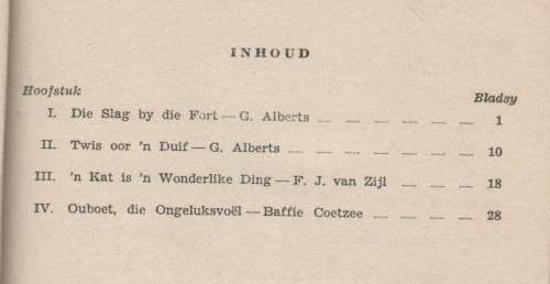 DIE SLAG BY DIE FORT - EXCELSIORBOEKIES, IV, NR 4 (APB 1952)