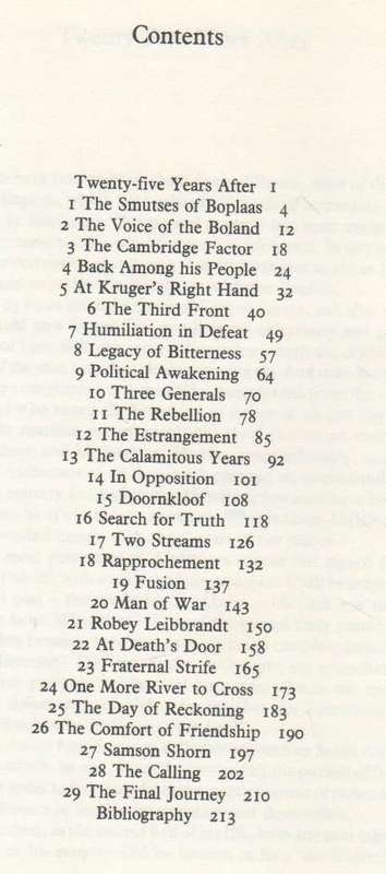 SMUTS, THE PATRIOT - PIET MEIRING (1 ST EDITION 1975)
