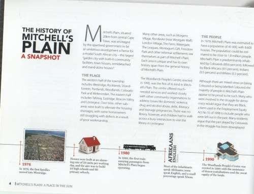 MITCHELL'S PLAIN , A PLACE IN THE SUN - MARLENE LE ROUX