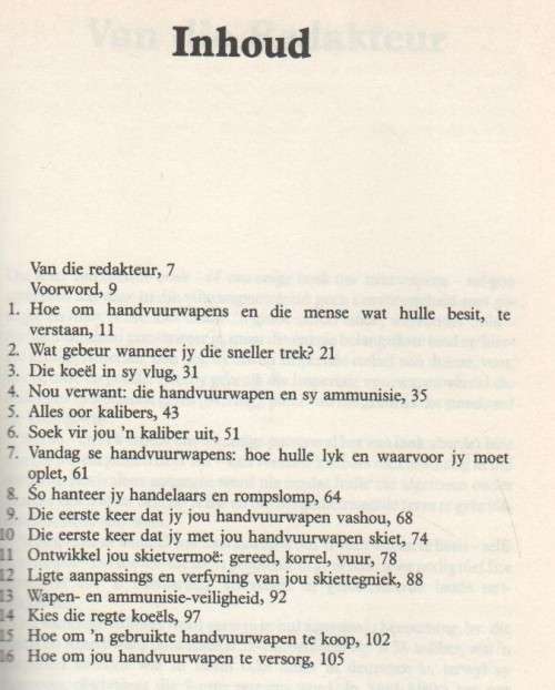GIDS TOT HANDVUURWAPENS - WILLEM STEENKAMP (1 STE UITGAWE 1987)