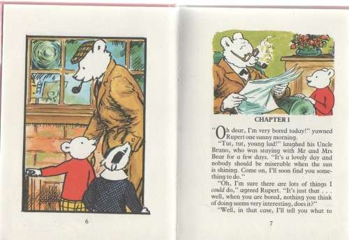 RUPERT AND THE BLUE MOUNTAIN , A PURNELL BOOK (REPRINT 1987)