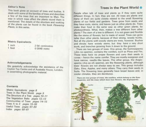 TREES - MACDONALD JUNIOR REFERENCE LIBRARY (1969)