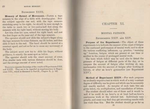 TWO OLD HARD COVER BOOKS: EXPERIMENTAL PSYOHOLOGY and CHILD MIND