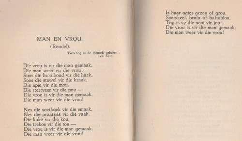 GEDIGTE VAN A G VISSER (1935)