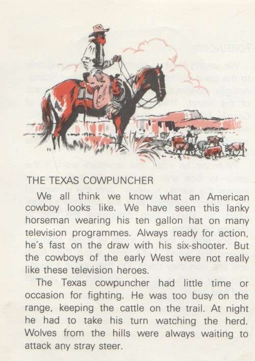 ABOUT COWBOYS ROUND THE WORLD  (1 ST PUBLISHED 1966)