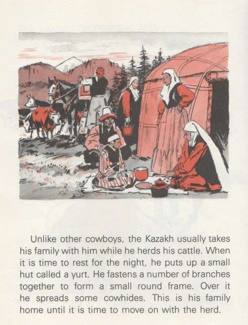 ABOUT COWBOYS ROUND THE WORLD  (1 ST PUBLISHED 1966)