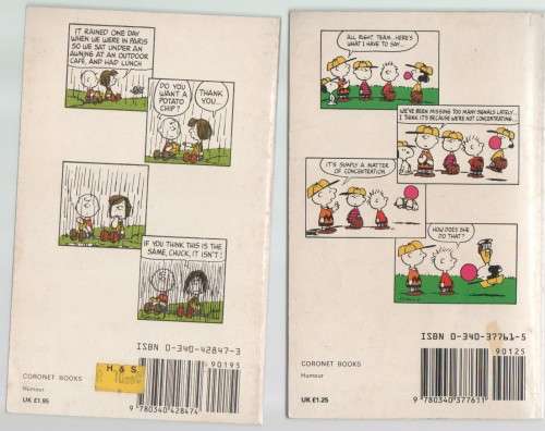 FOUR CHARLIE BROWN PAPERBACKS BY CHARLES M SCHULZ