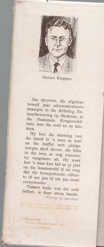 VELDWAGTER - HANNES KLOPPERS (JAGVERHAAL - (VOORWOORD 1967)