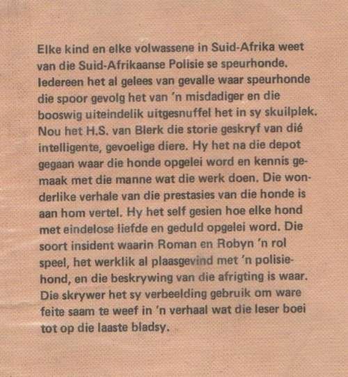 ROMAN EN ROBYN - H S VAN BLERK (2 de uitgawe 1978)