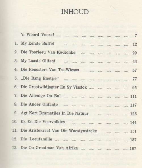 VAN JAGTER TOT WILDLIEFHEBBER - P J SCHOEMAN (3 DE DRUK 1972)