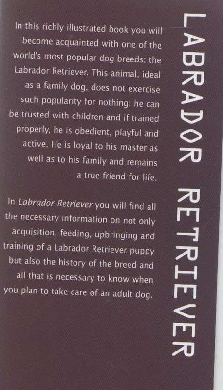 LABRADOR RETRIEVER - ESTHER VERHOEF (2006)