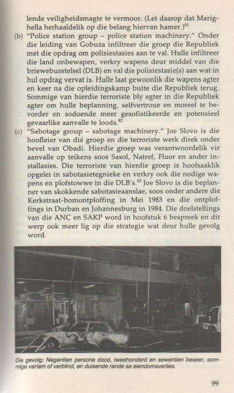 TERRORISME, DIE FEITE - R J GREYLING (2 DE UITGAWE 1987)