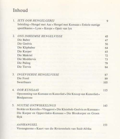 VARSWATERHENGEL IN SUID-AFRIKA - B J ENGELBRECHT (3 DE UITGAWE 1982)