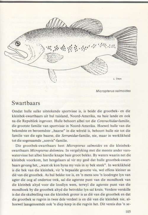 VARSWATERHENGEL IN SUID-AFRIKA - B J ENGELBRECHT (3 DE UITGAWE 1982)