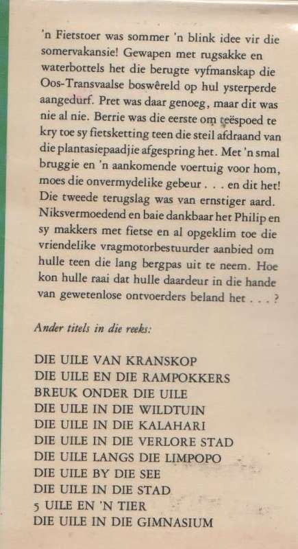 DIE UILE IN DIE WAPAD - COR DIRKS (2 DE UITGAWE 1973)